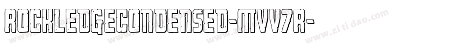 RockledgeCondensed-MVV7r字体转换