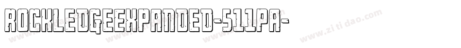 RockledgeExpanded-511Pa字体转换