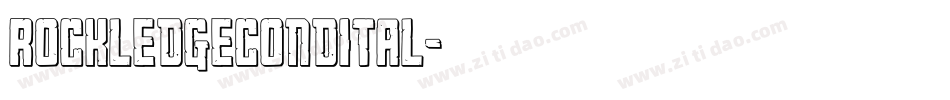 rockledgecondital字体转换