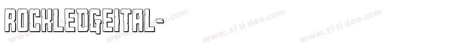 rockledgeital字体转换