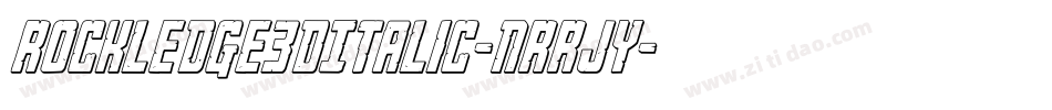 Rockledge3DItalic-nRRjY字体转换