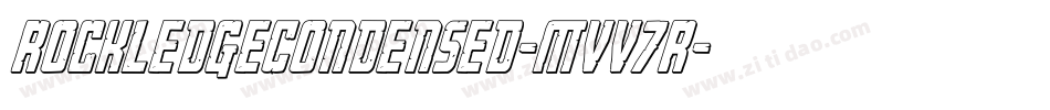 RockledgeCondensed-MVV7r字体转换
