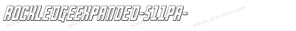RockledgeExpanded-511Pa字体转换