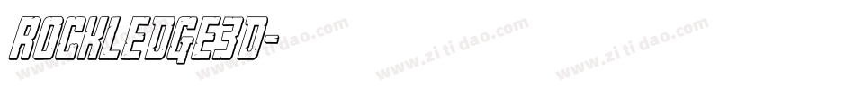 rockledge3d字体转换