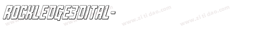 rockledge3dital字体转换
