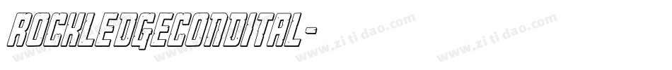 rockledgecondital字体转换