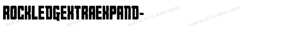 rockledgextraexpand字体转换