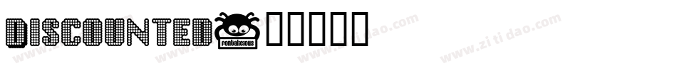 Discounted字体转换