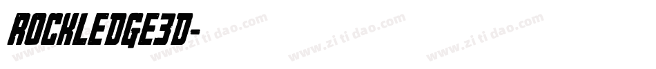 rockledge3d字体转换