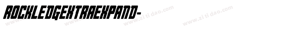 rockledgextraexpand字体转换