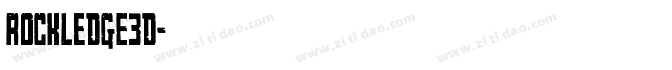 rockledge3d字体转换