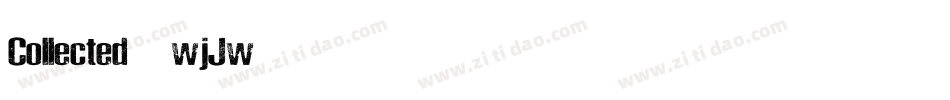 Collected-wjJw字体转换