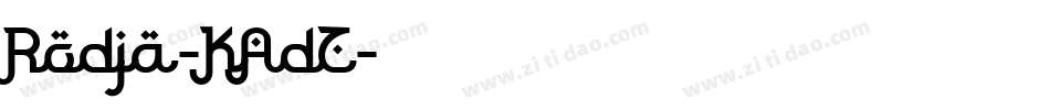 Rodja-KAdZ字体转换