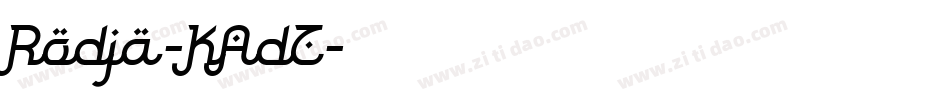 Rodja-KAdZ字体转换