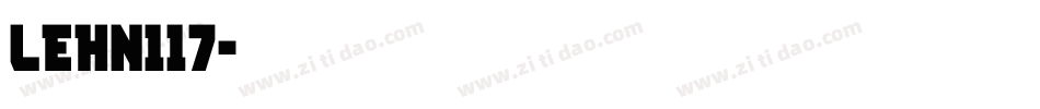 LEHN117字体转换