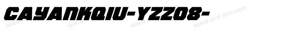CayankQiu-Yzz08字体转换