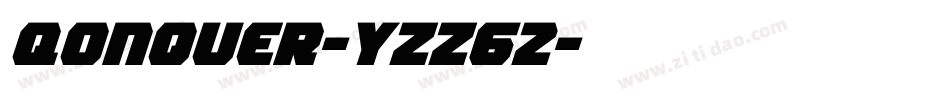 Qonquer-Yzz62字体转换