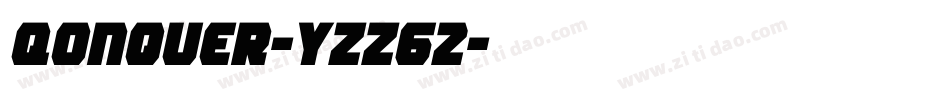 Qonquer-Yzz62字体转换
