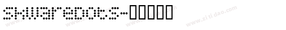 SkwareDots字体转换