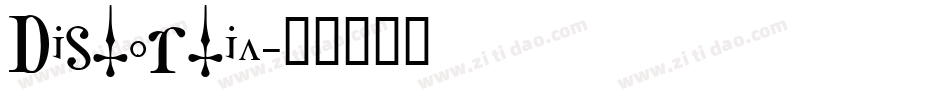 Distortia字体转换