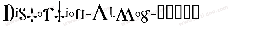 Distortion-ALmog字体转换