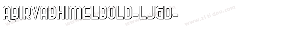 AbirvabhimelBold-lJ6d字体转换