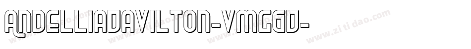 AndelliaDavilton-vmg6D字体转换