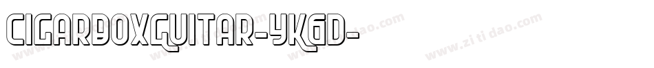 CigarBoxGuitar-yK6d字体转换