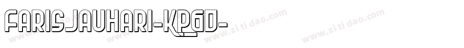 Farisjauhari-KP6D字体转换