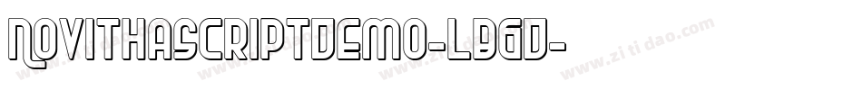 NovithascriptDemo-LB6D字体转换