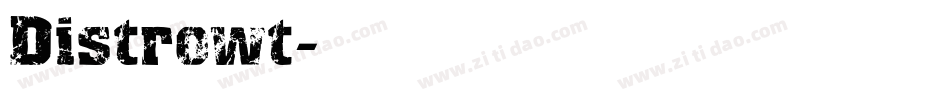 Distrowt字体转换