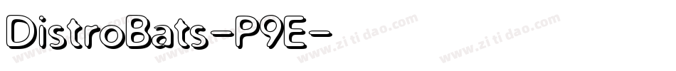 DistroBats-P9E字体转换