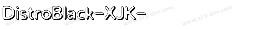 DistroBlack-XJK字体转换