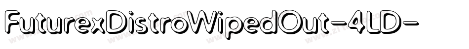 FuturexDistroWipedOut-4LD字体转换