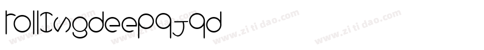 Rollingdeep-qJqd字体转换