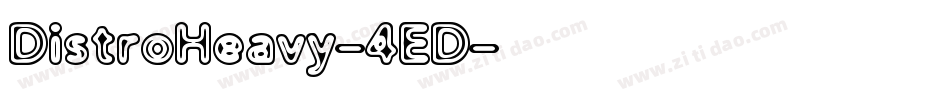 DistroHeavy-4ED字体转换