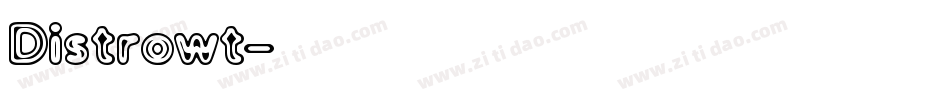 Distrowt字体转换