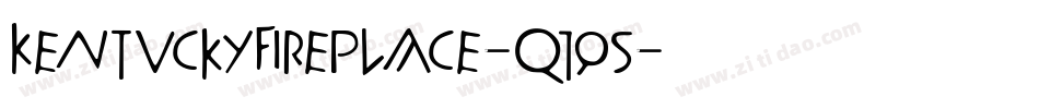KentuckyFireplace-q195字体转换