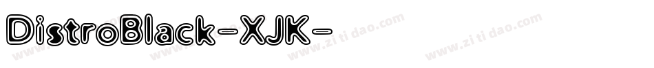 DistroBlack-XJK字体转换