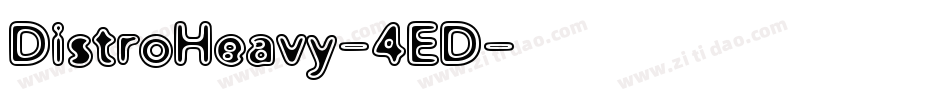DistroHeavy-4ED字体转换