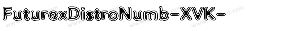 FuturexDistroNumb-XVK字体转换