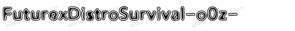 FuturexDistroSurvival-o0z字体转换