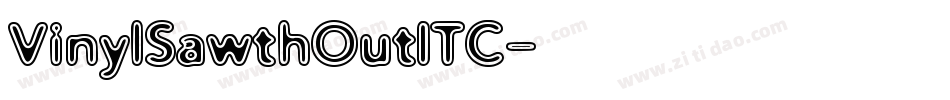 VinylSawthOutITC字体转换