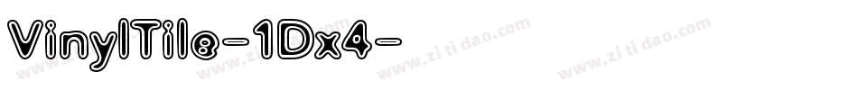 VinylTile-1Dx4字体转换
