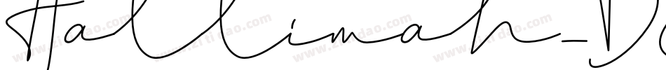 Hallimah_DEM字体转换