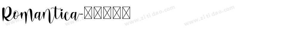 Romantica字体转换