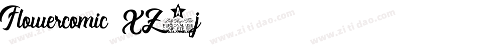 Flowercomic-XZ2j字体转换
