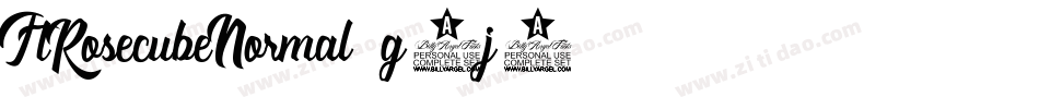 FtRosecubeNormal-g2j5字体转换