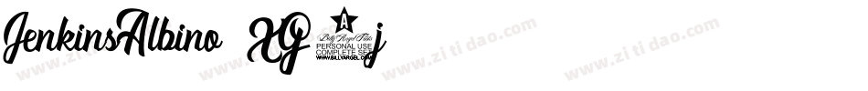 JenkinsAlbino-XG2j字体转换