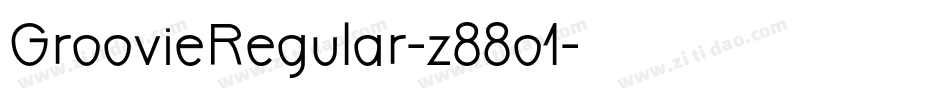 GroovieRegular-z88o1字体转换